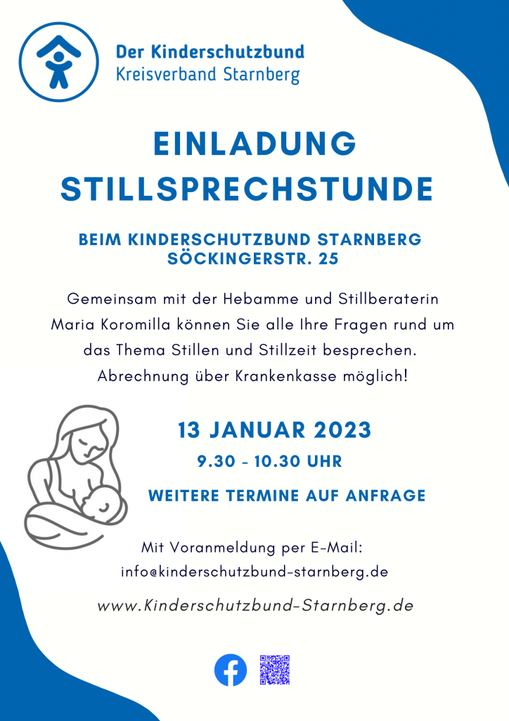 Stillsprechstunde beim Kinderschutzbund Starnberg