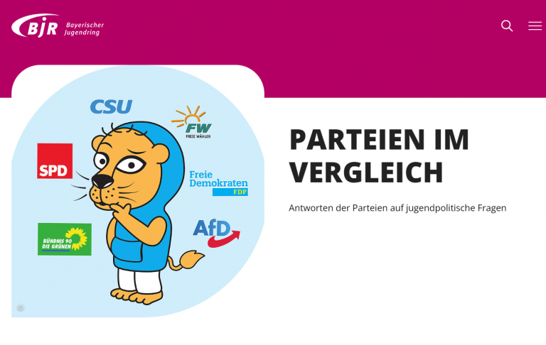 U18-Landtagswahl Parteivergleich